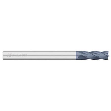 Kodiak Cutting Tools 3/16 Carbide Endmill 4 Flute Single End Extra Long ALTIN Coated 5437861